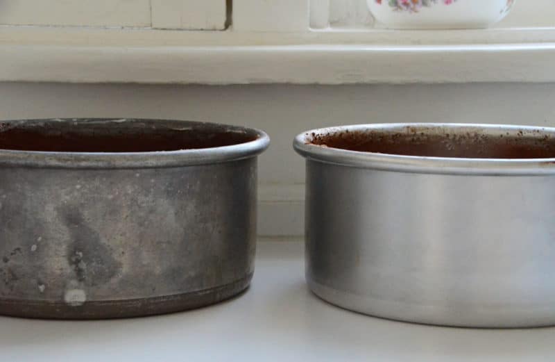 Six inch cake pans, Maureen Abood