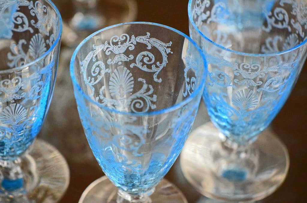 Favorite Things: Etched Fostoria Glass - Maureen Abood