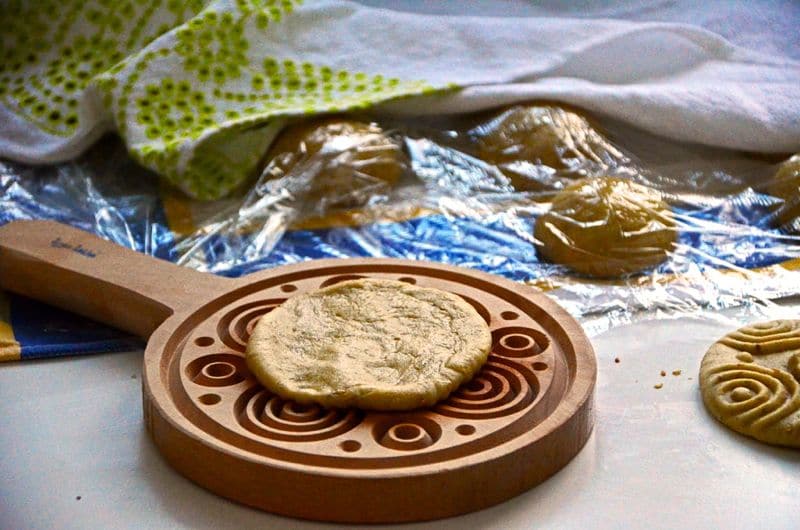 Kaik mold with dough, Maureen Abood