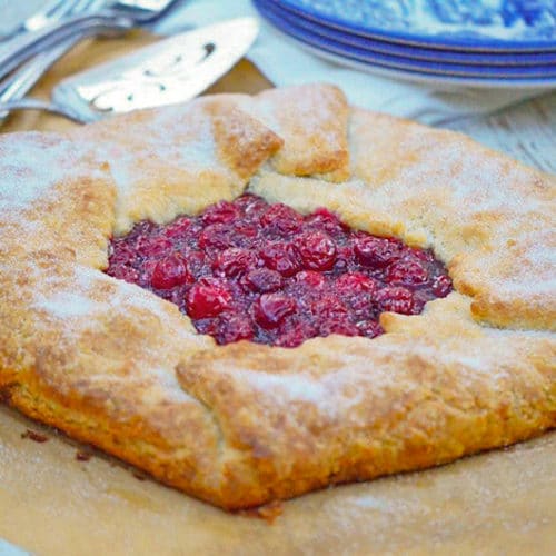 Cherry Galette with Cream Cheese Crust