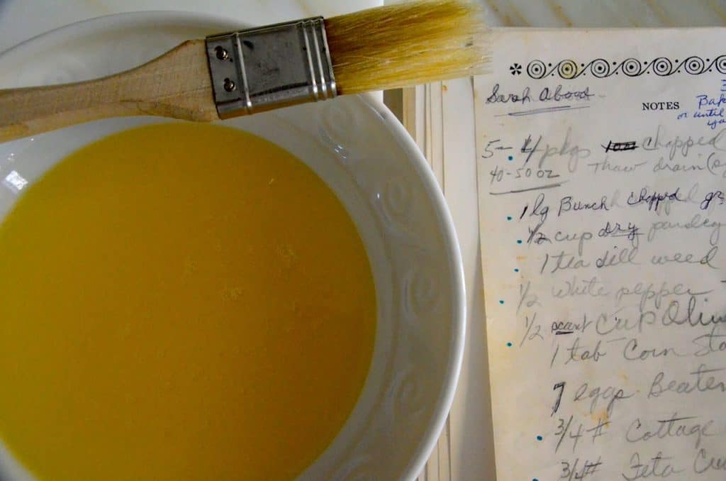 Clarified butter and recipe, Maureen Abood