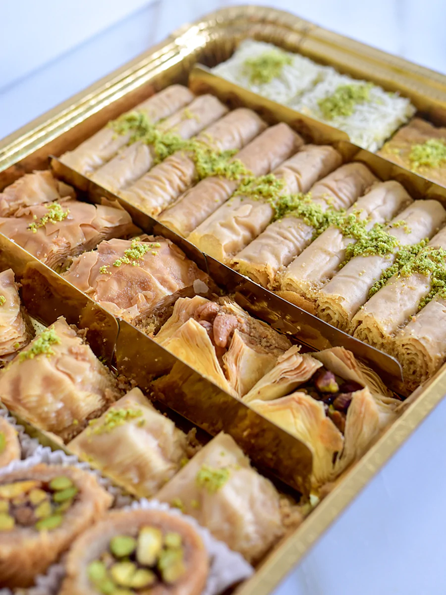 Lebanese baklava mixed tray