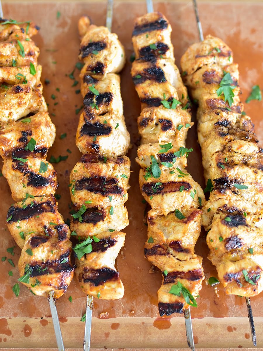Grilled Chicken Shish Tawook