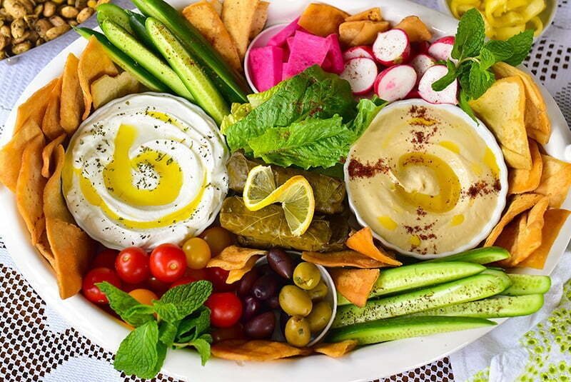 Lebanese Maza Platter