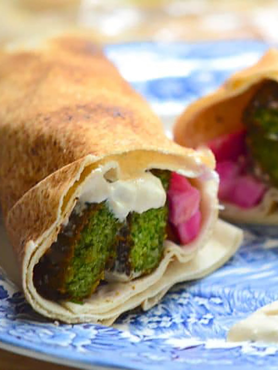 Lebanese Falafel Wrap
